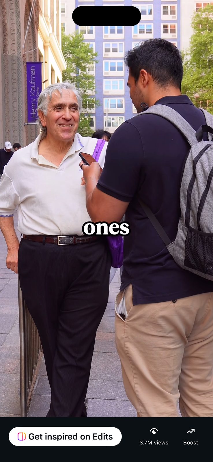 NYU interview still