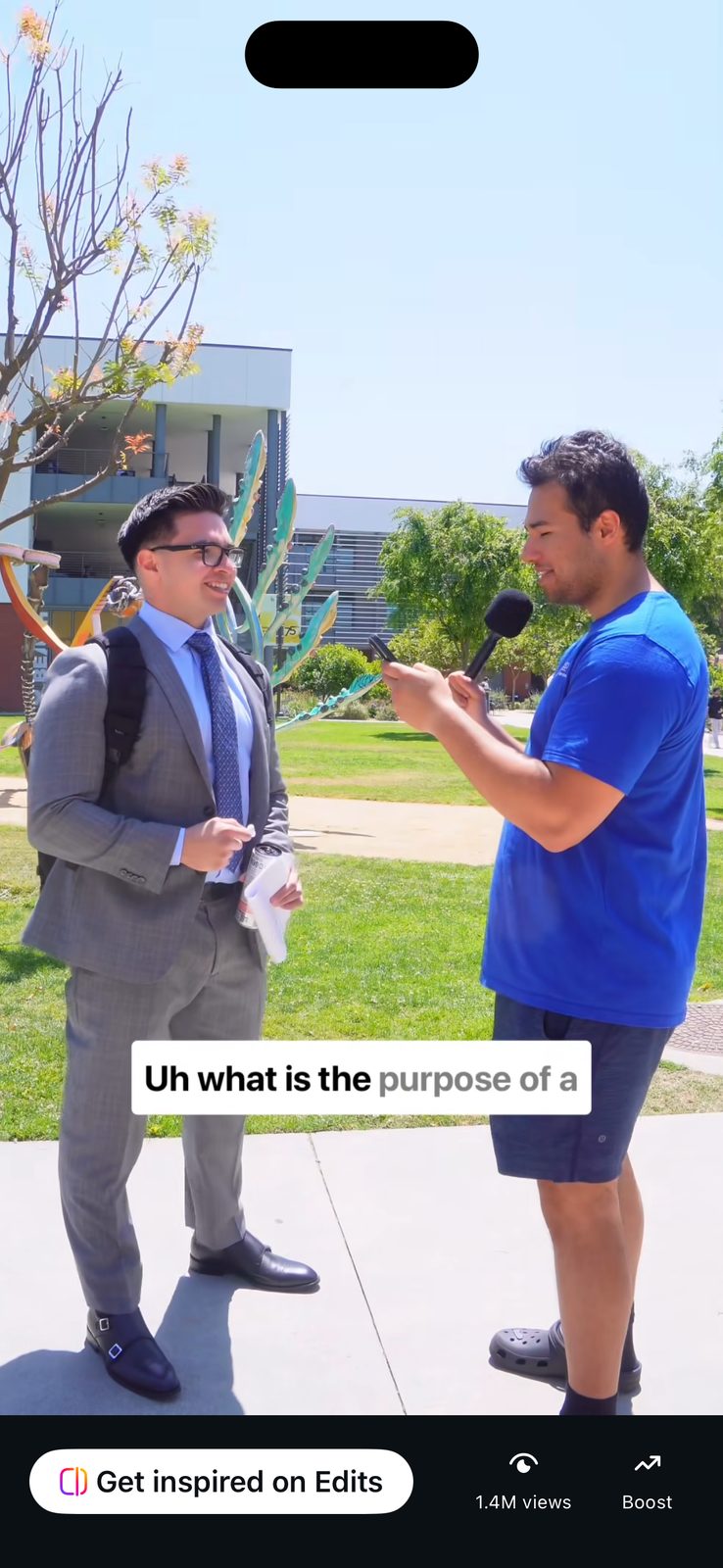 Cal State Long Beach interview still