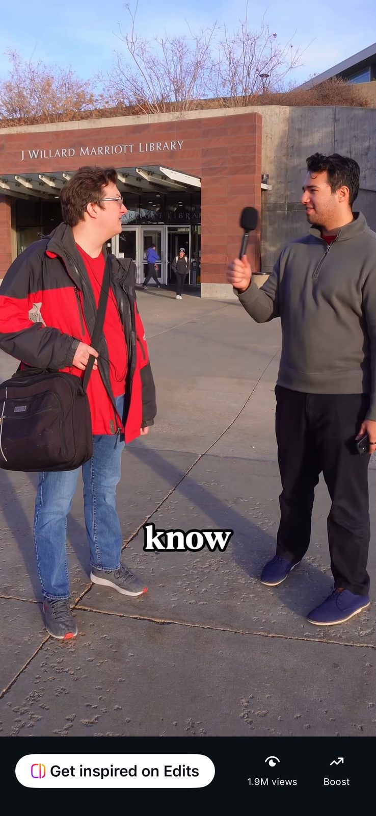 University of Utah interview still